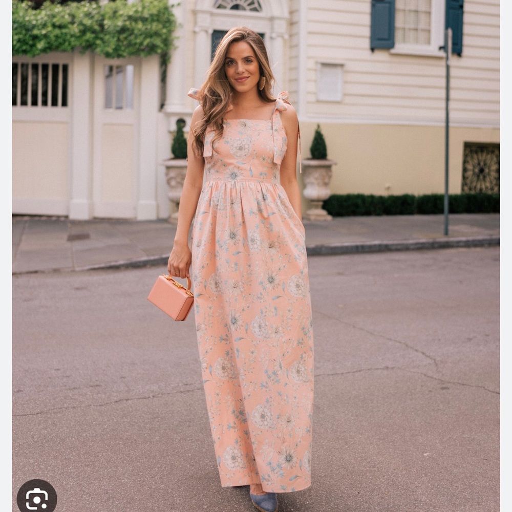 Girl meets glam floral maxi
